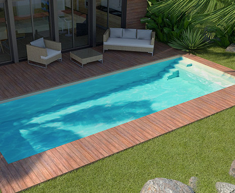 Piscine coque polyester garantie 20 ans