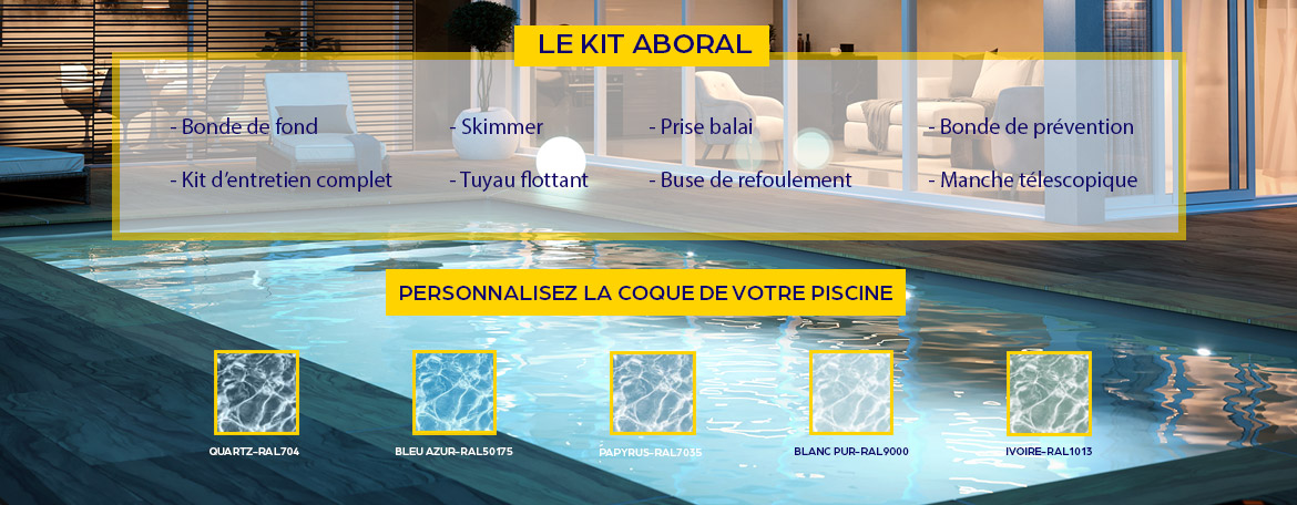 Petite piscine coque Provence