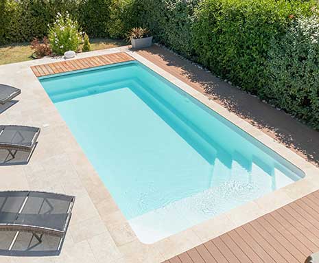 Piscine coque fabrication française Vaucluse